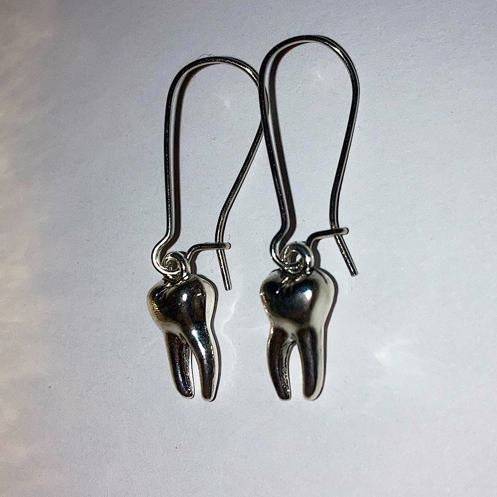 Tooth Earrings
